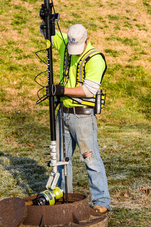 Pole Camera for Sewer Inspections