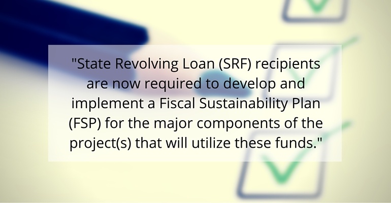 New Requirements for SRF Wastewater Loan Recipients